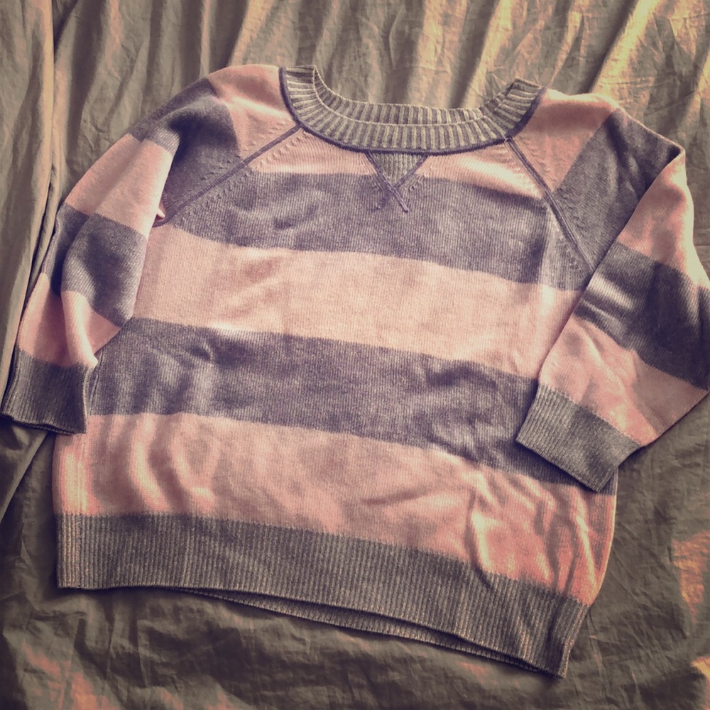 JCrew Striped Cashmere Sweater, great condition!